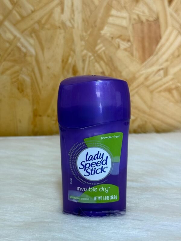 Desodorante Lady Speed stick barra invisible powder fresh · 39.6 g