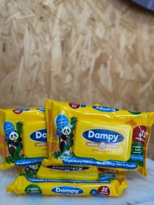 6971109095102 (2) Pañitos Húmedos Dampy · 32 unidades