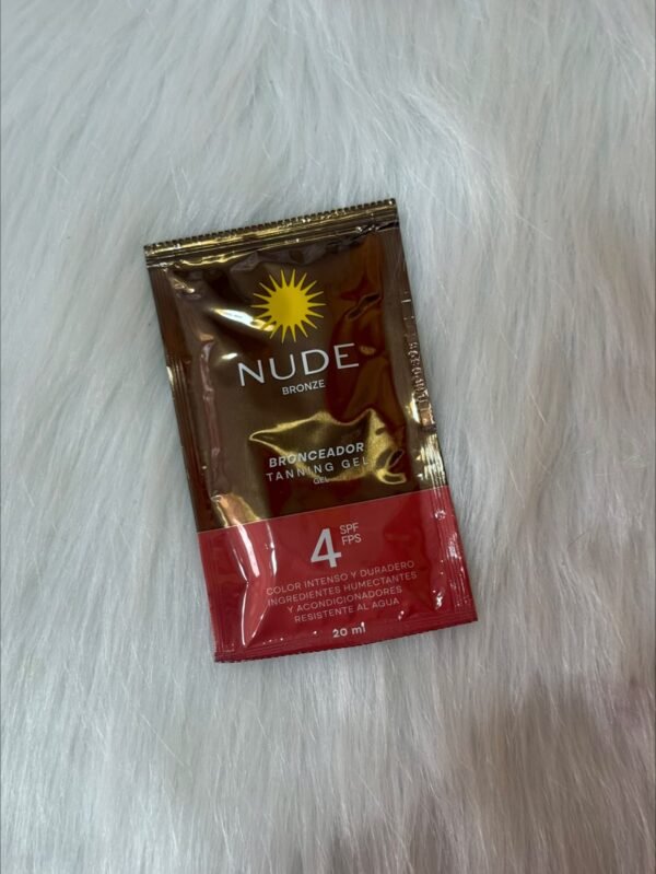 Bronceador nude spf 4 sobre · 20 ml