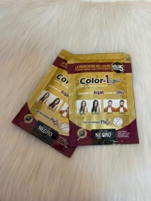 Tinte en crema color-1 liquid negro sobre · 15 ml