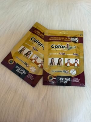 7707223660020 Tinte crema color-1 liquid castaño oscuro sobre · 15 ml