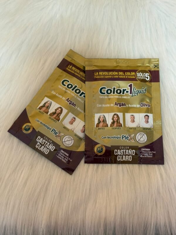 Tinte crema color-1 liquid Castaño Claro