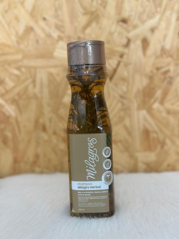 Shampoo Milagros Herbal Romero · 450 ml