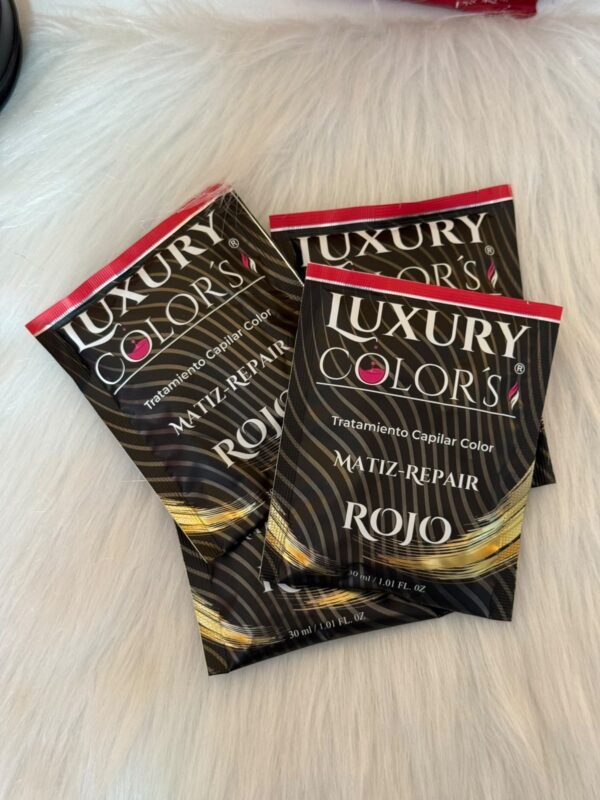 Matizante luxury rojo sobre · 30 ml