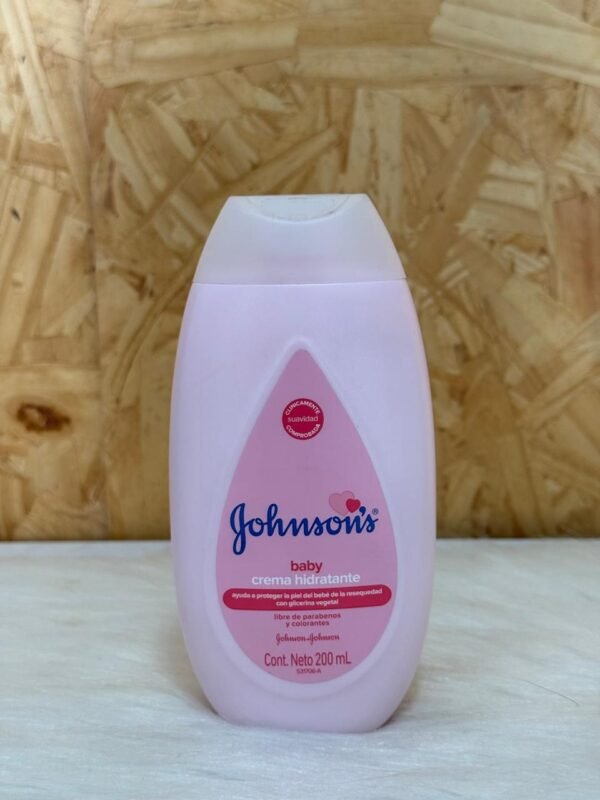 Crema hidratante jhonsons rosada · 200 ml