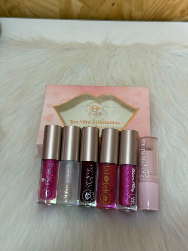 Lip gloss mini infaltables Bloomshell X6