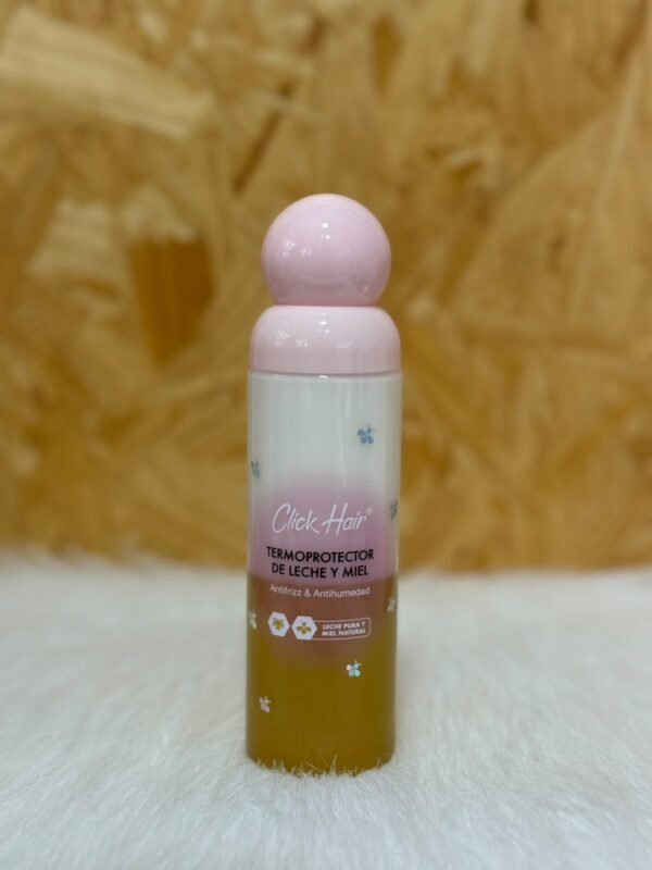 7709268279632 Termoprotector leche y miel click hair X150ML